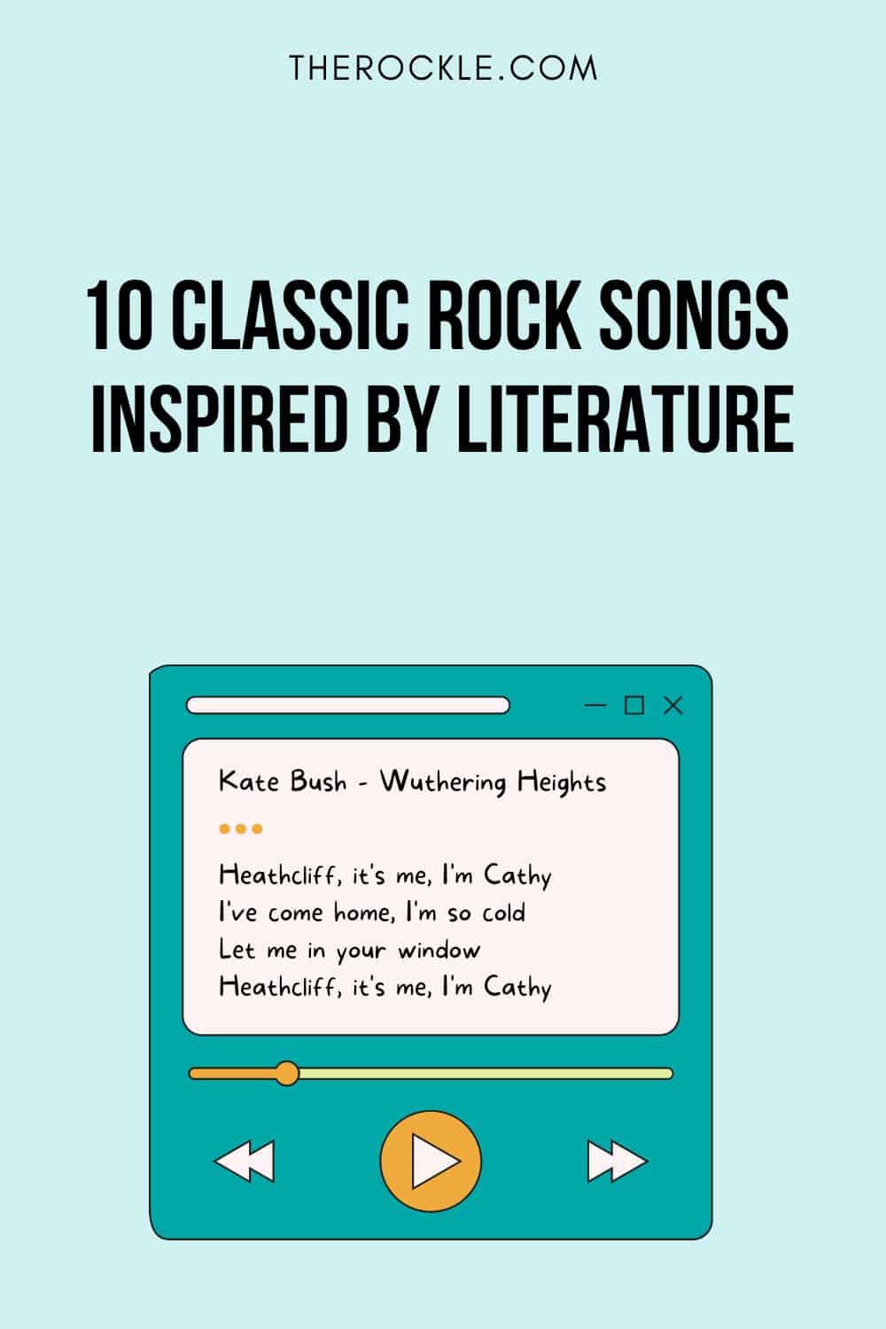 10 Classic Rock Songs Inspired by Literature Pinterest