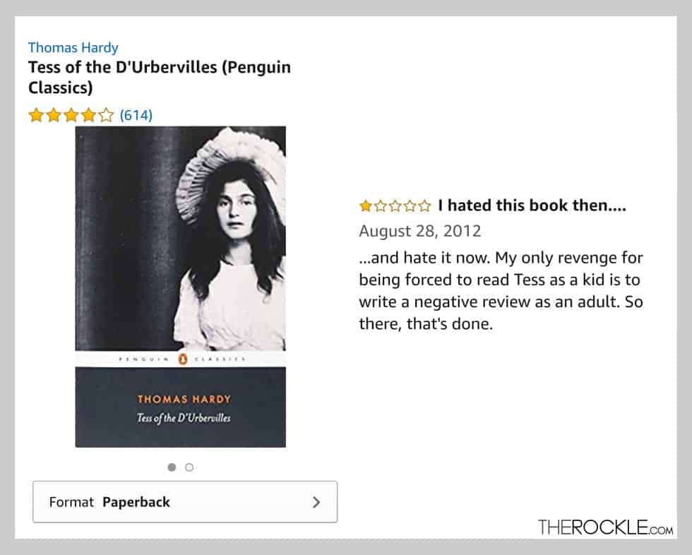 Hilarious One-Star Amazon Reviews For Classic Books | THE ROCKLE