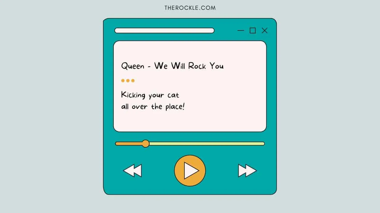 Misheard lyrics from Queen' We Will Rock You song