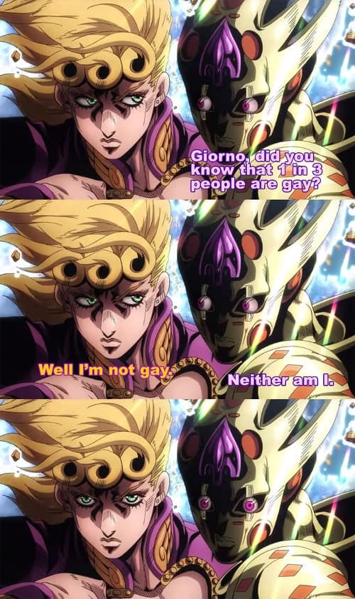 15 JoJo Golden Wind Memes to Have a Golden Experience With - The Rockle