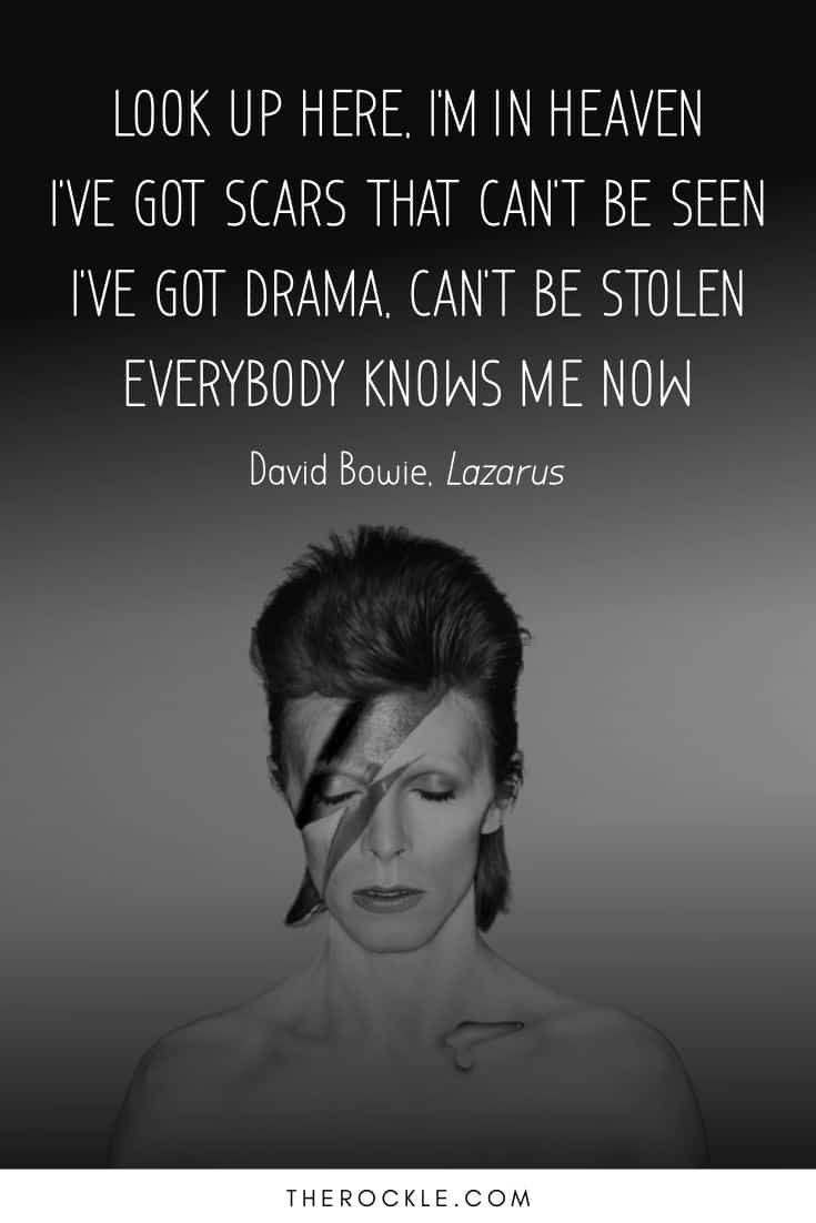 David Bowie's Greateest Lyrics - Lazarus