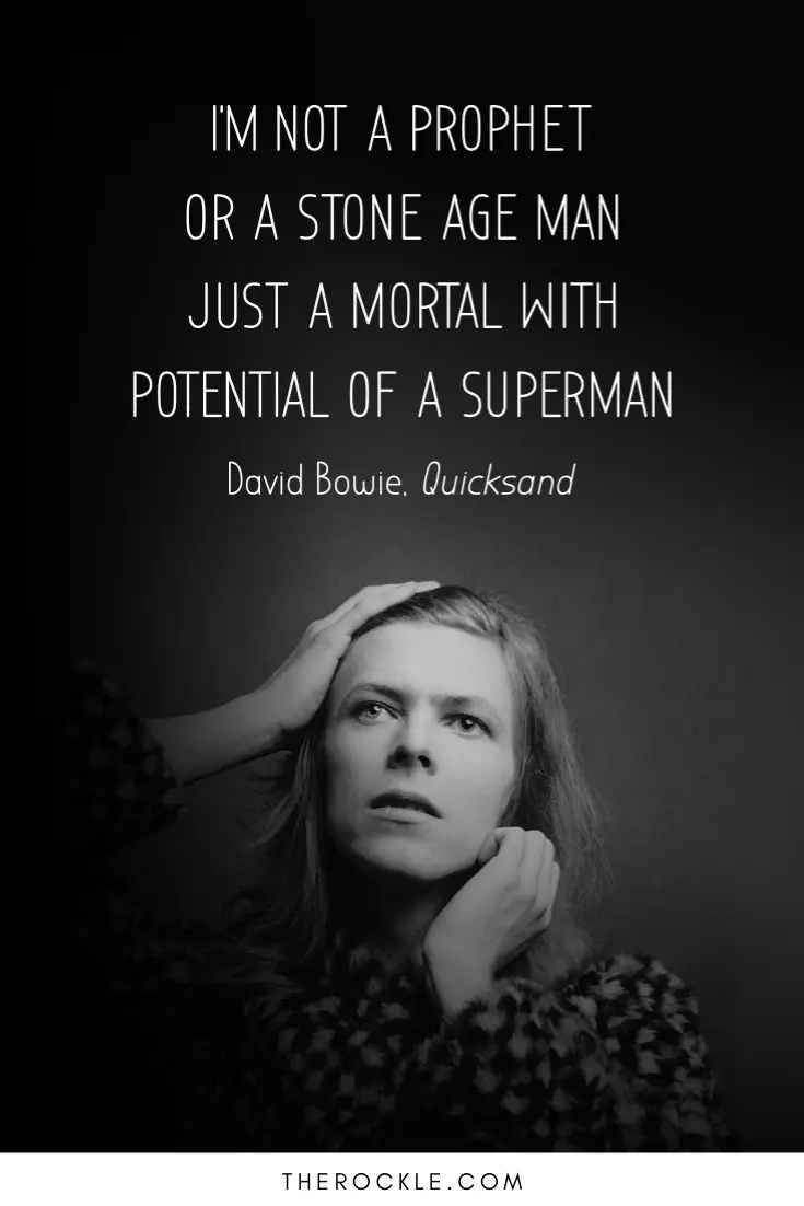 David Bowie Quicksand lyrics