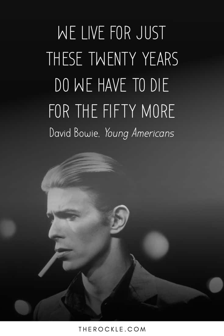 David Bowie Young Americans lyrics