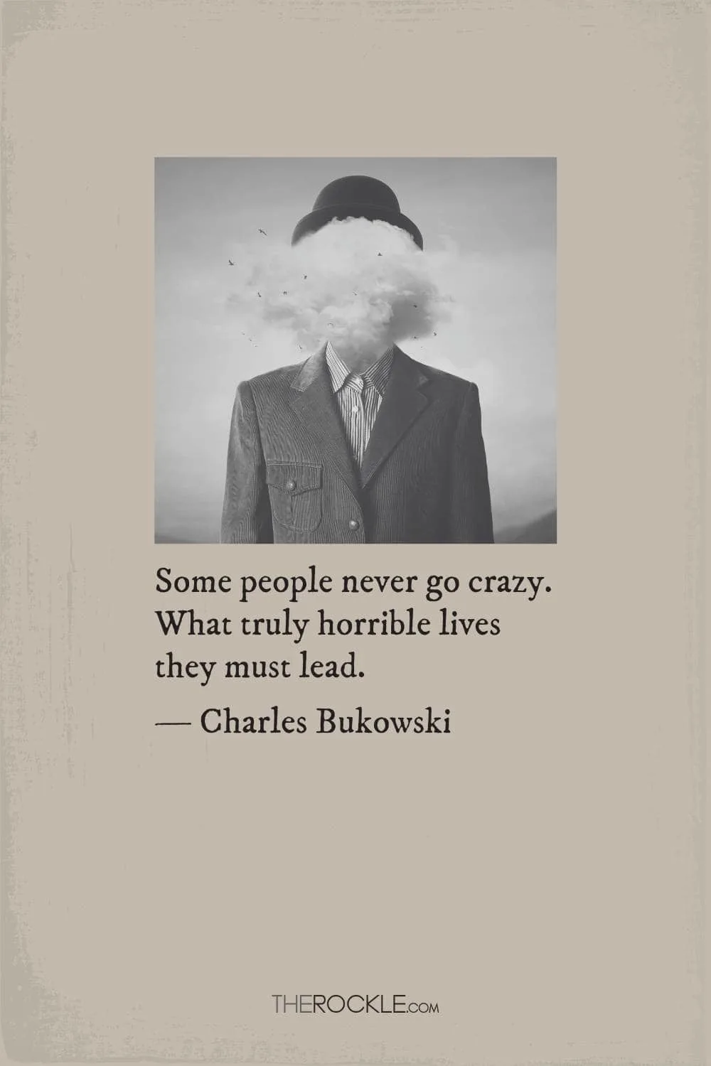 Bukowski on embracing madness or spontaneity