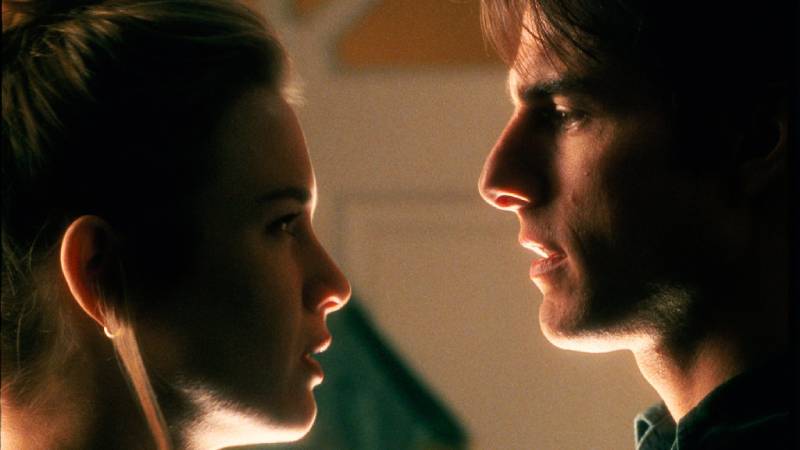 Tom Cruise and Renée Zellweger in Jerry Maguire Rom Com