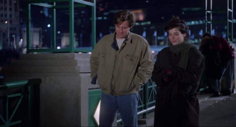 Sandra Bullock and Bill Pullman in While You Were Sleeping, 90s Rom Com