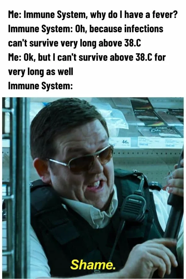 Immune system science meme