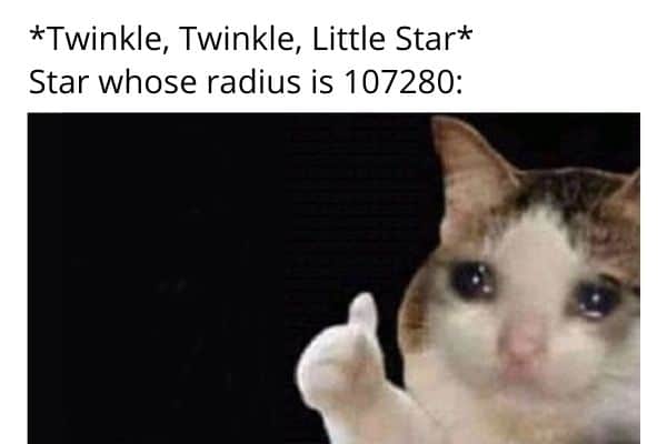 star radius science meme