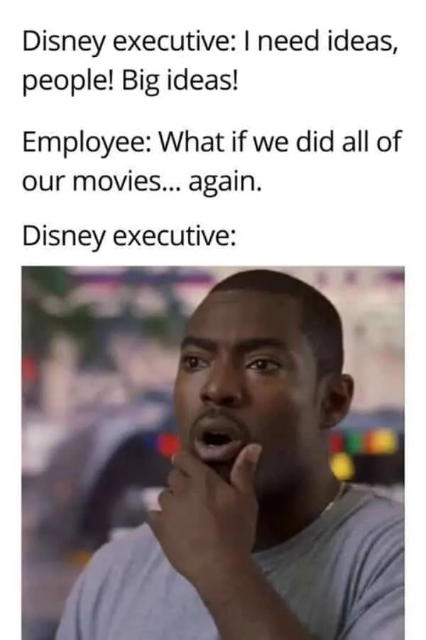 Disney reboot movie meme