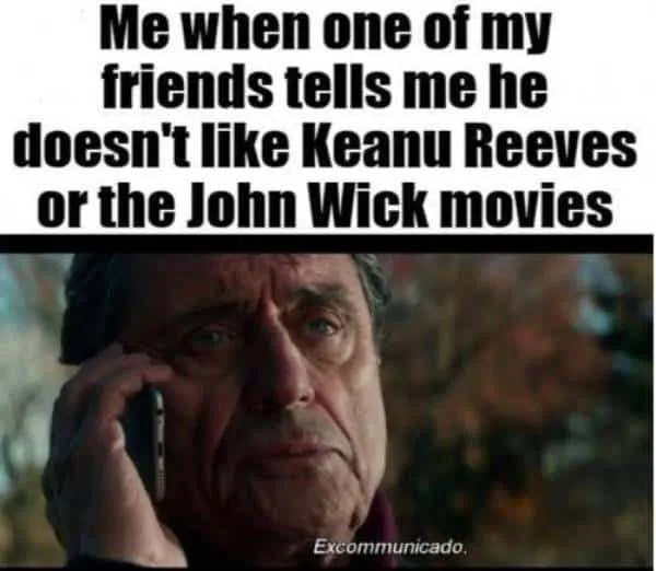 John Wick movie meme