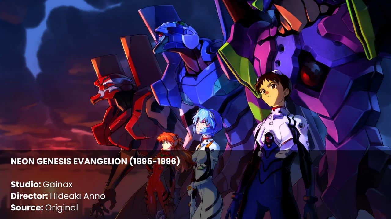 90s anime Neon Genesis Evangelion
