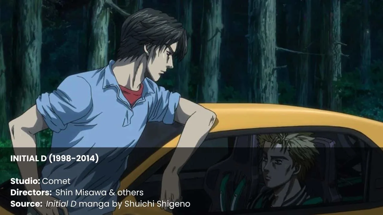 Initial D 90s anime