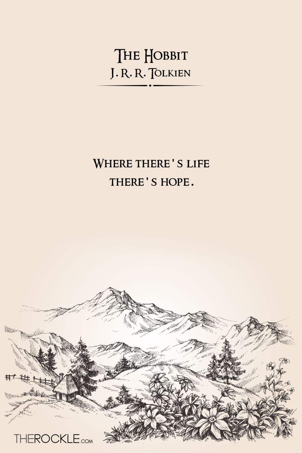 Tolkien's quote about life and hope