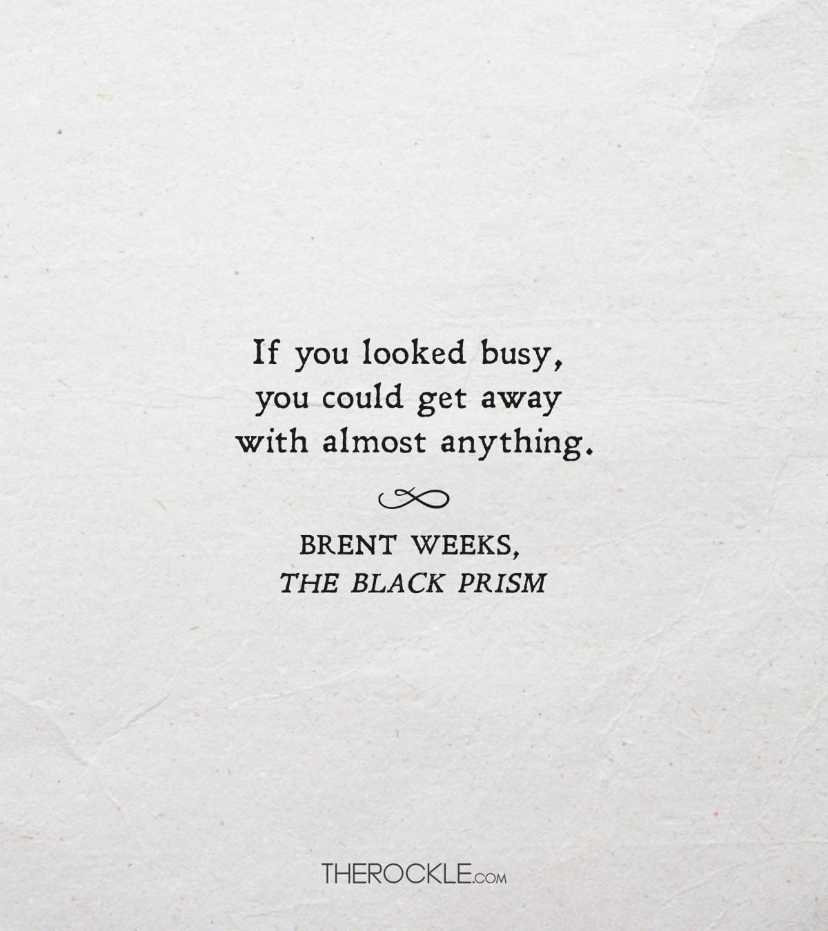 Quote from The Black Prism book