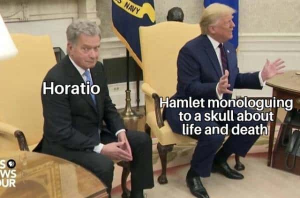 Hamlet monologue funny meme