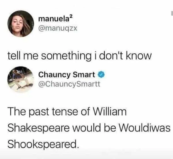 Funny Shakespeare meme
