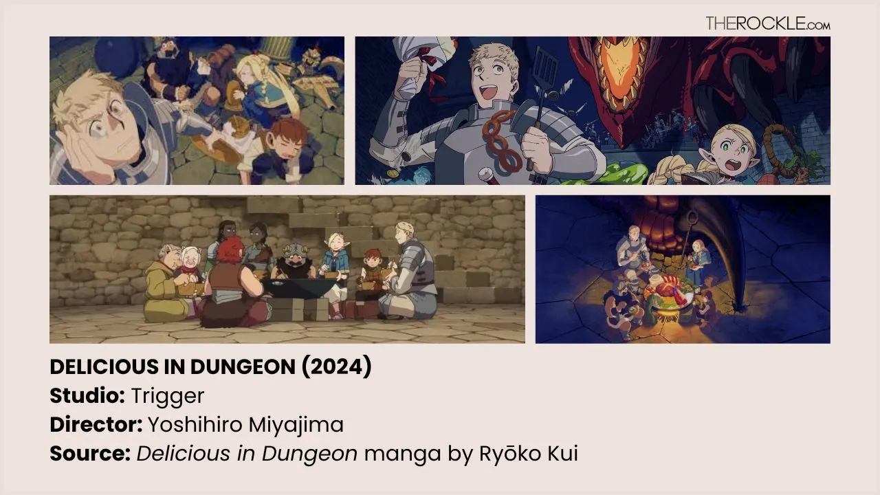 Delicious in Dungeon slice of life anime