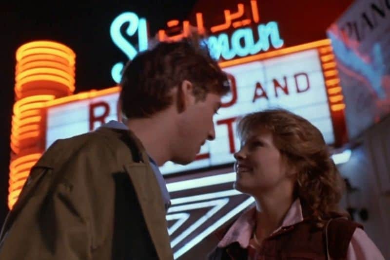 Nicolas Cage and Deborah Foreman as Randy and Julie in Valley Girl, 80s rom com