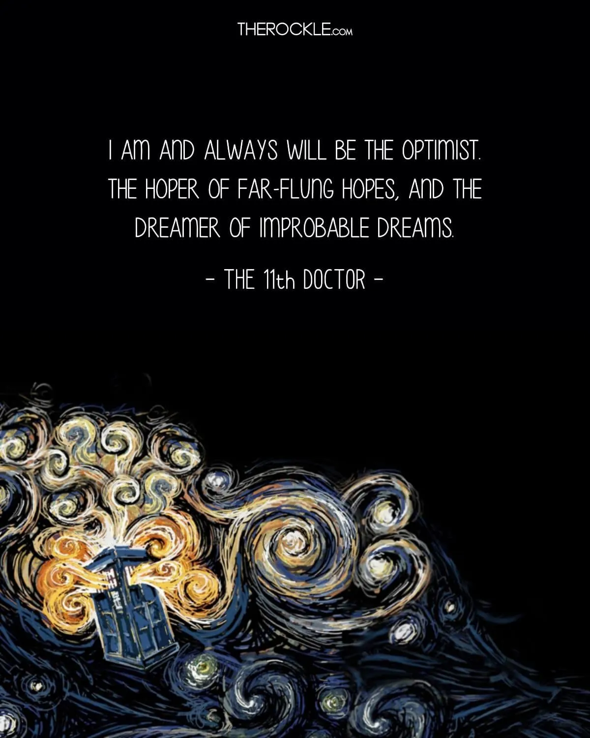 Doctor Who quote about optimism and dreams