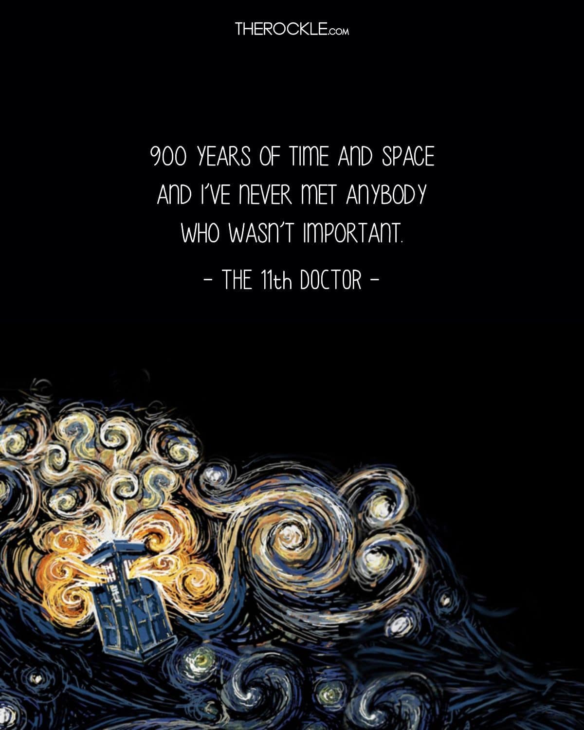 Doctor Who quote about the significance of life
