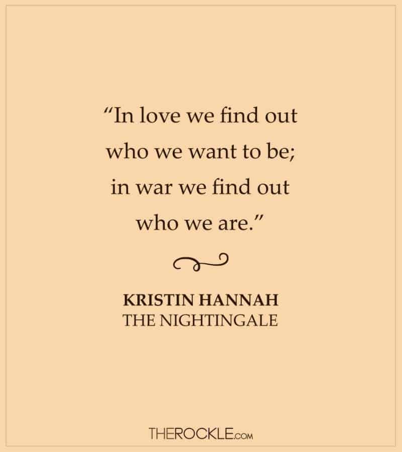 Kristin Hannah The Nightingale book quote