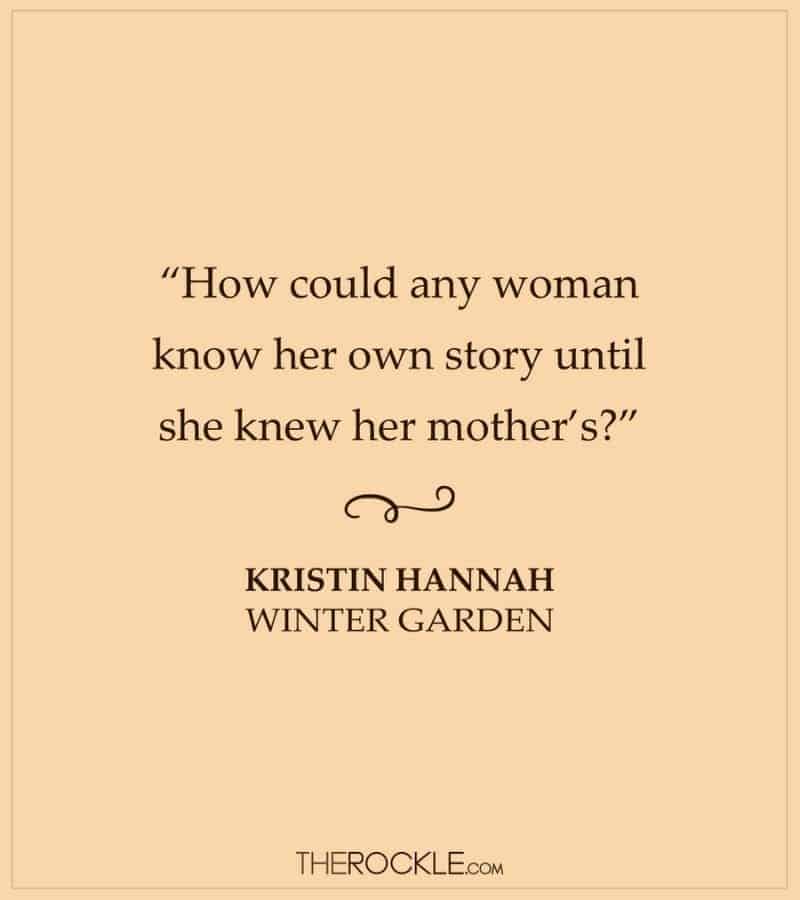 Kristin Hannah Winter Garden book quote