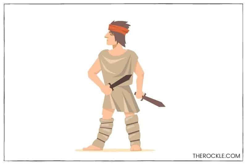 Greek hero Odysseus illustration