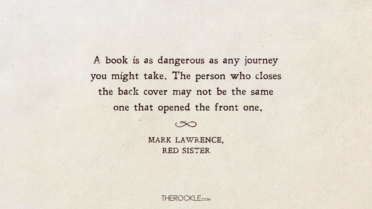 Quote from Red Sister by Mark Lawrence