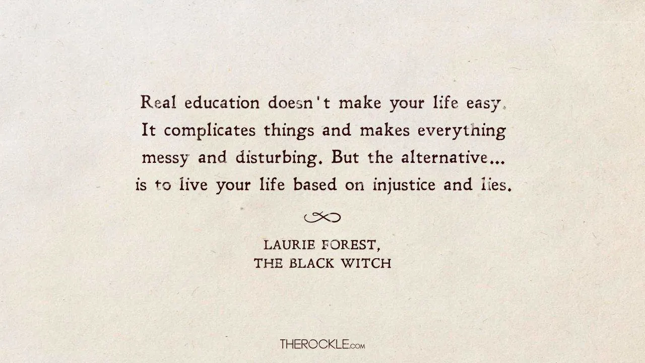 Quote from The Black Witch by Laurie Forest