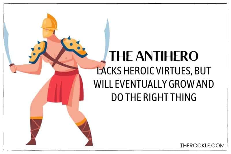 Antihero in literature illustration and concept