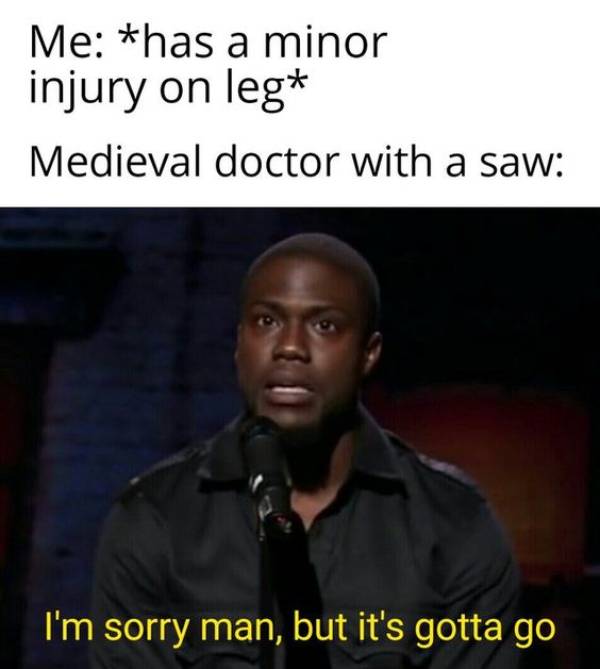 meme médico medieval