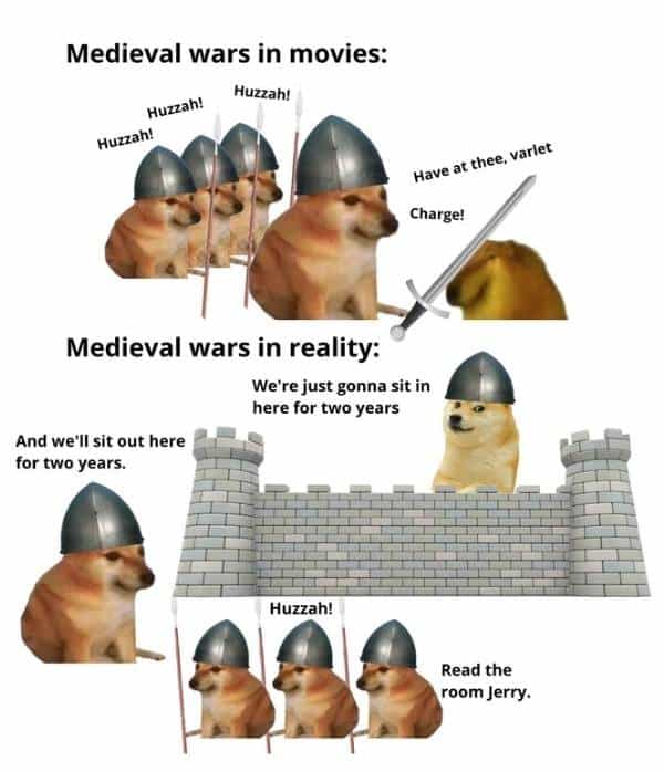 meme de historia medieval