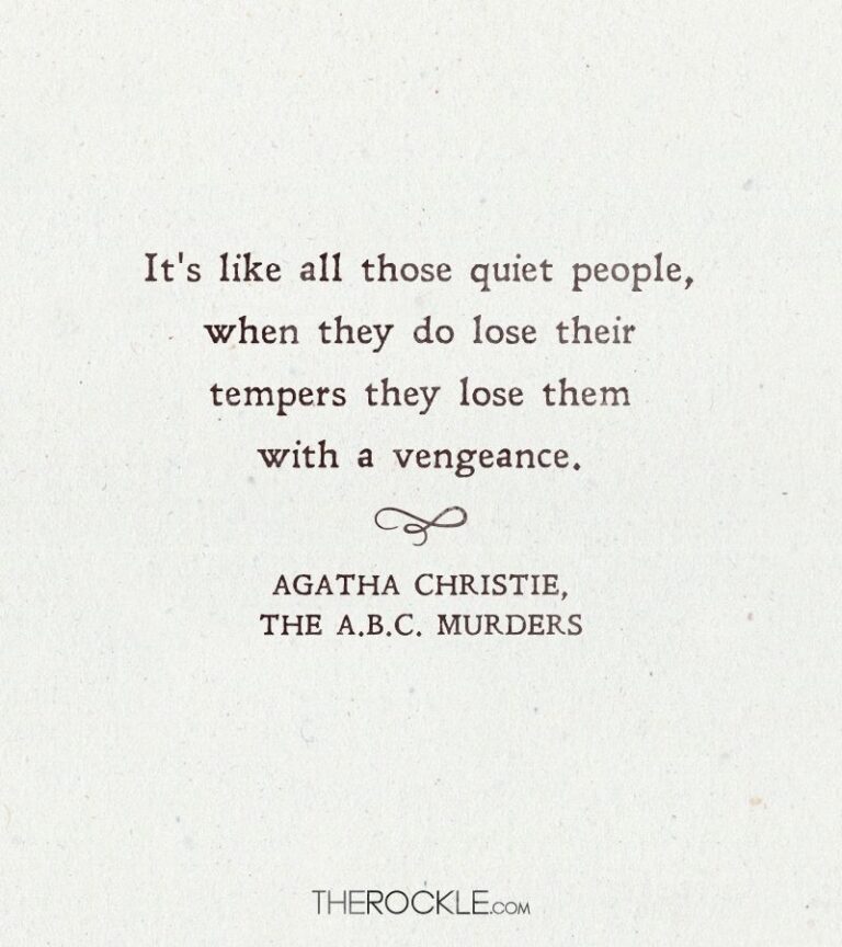 Agatha Christie quote about the intricacy of mysteries and human nature