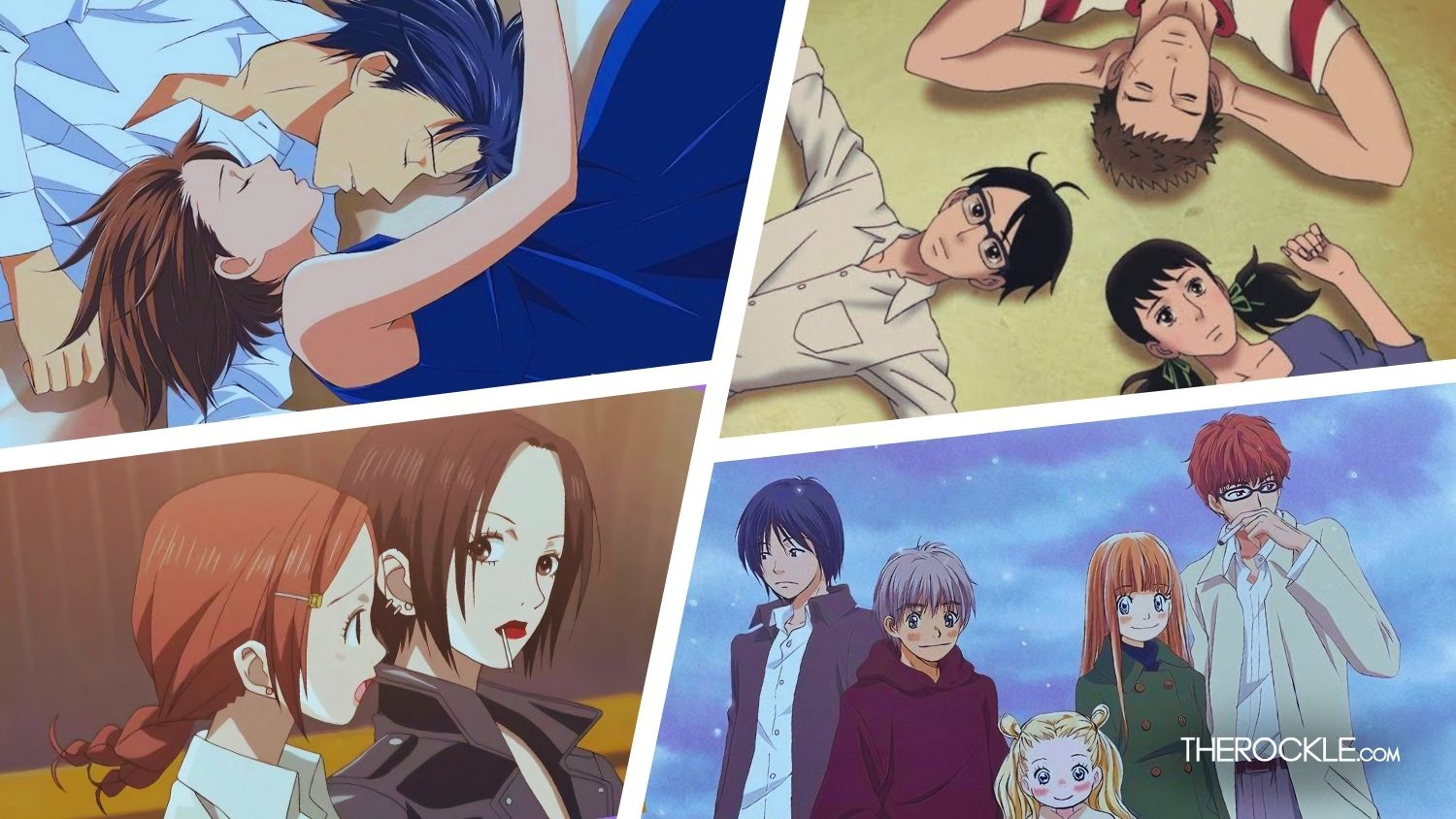 Collage of characters from Josei anime