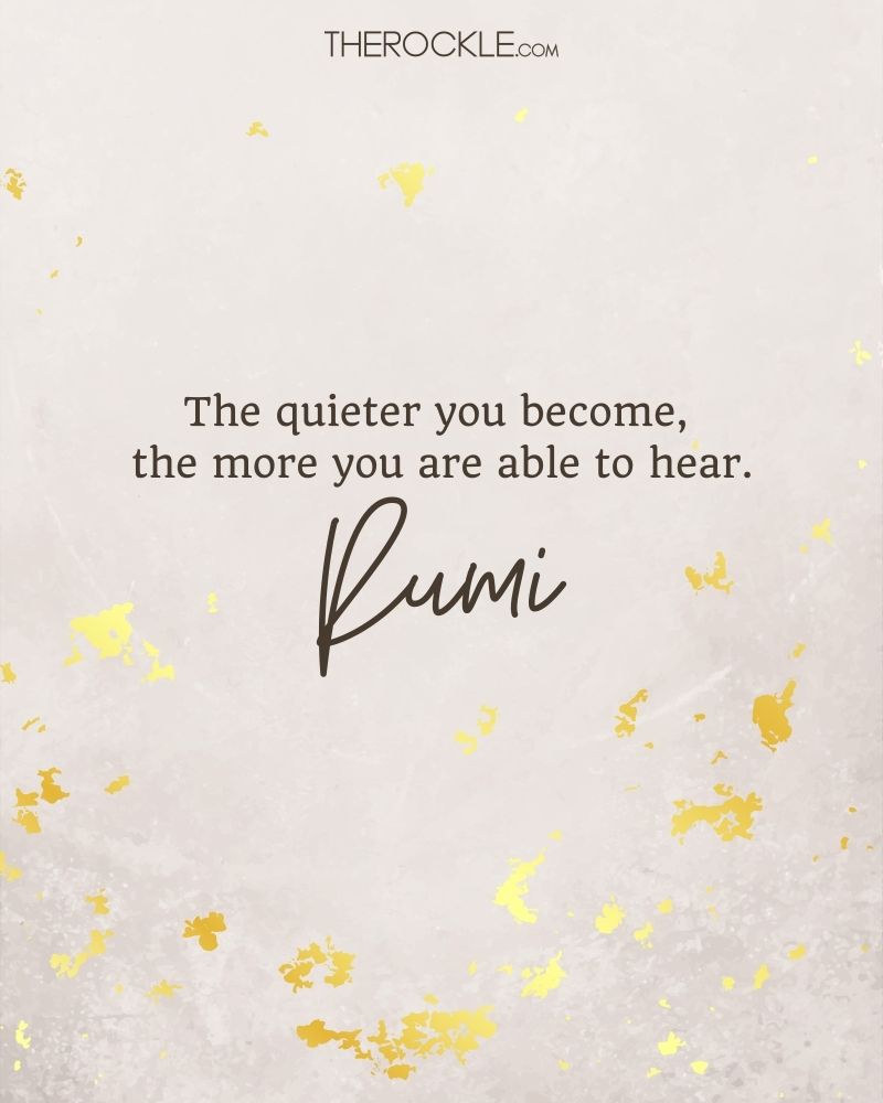 نقل قول در مورد سکوت: هر چه ساکت تر شوید، بیشتر می توانید بشنوید.