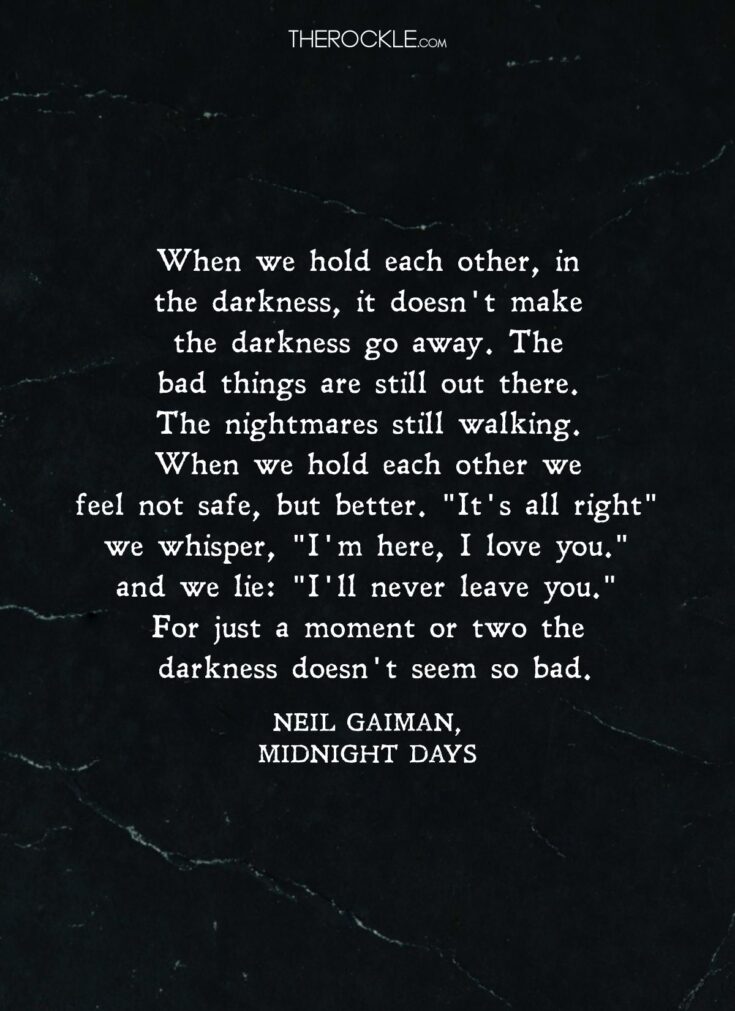 Quote by Quote The Neil Gaiman Edition THE ROCKLE