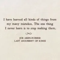 Best Joe Abercrombie quotes