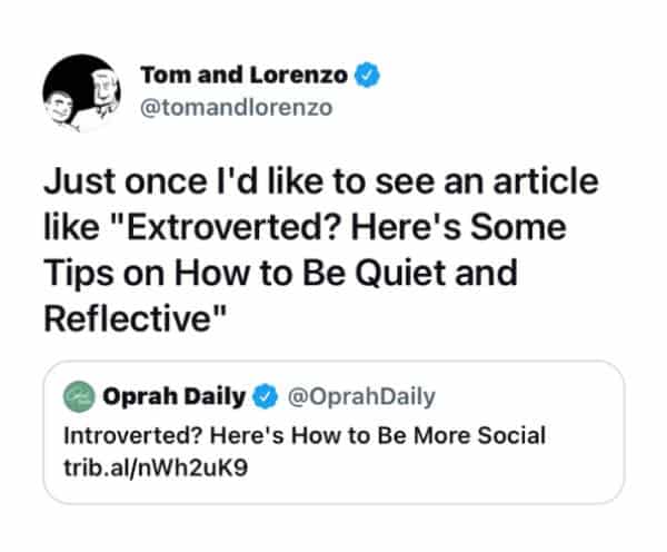 Extroverted? Here's some tips on how to be quiet and reflective meme