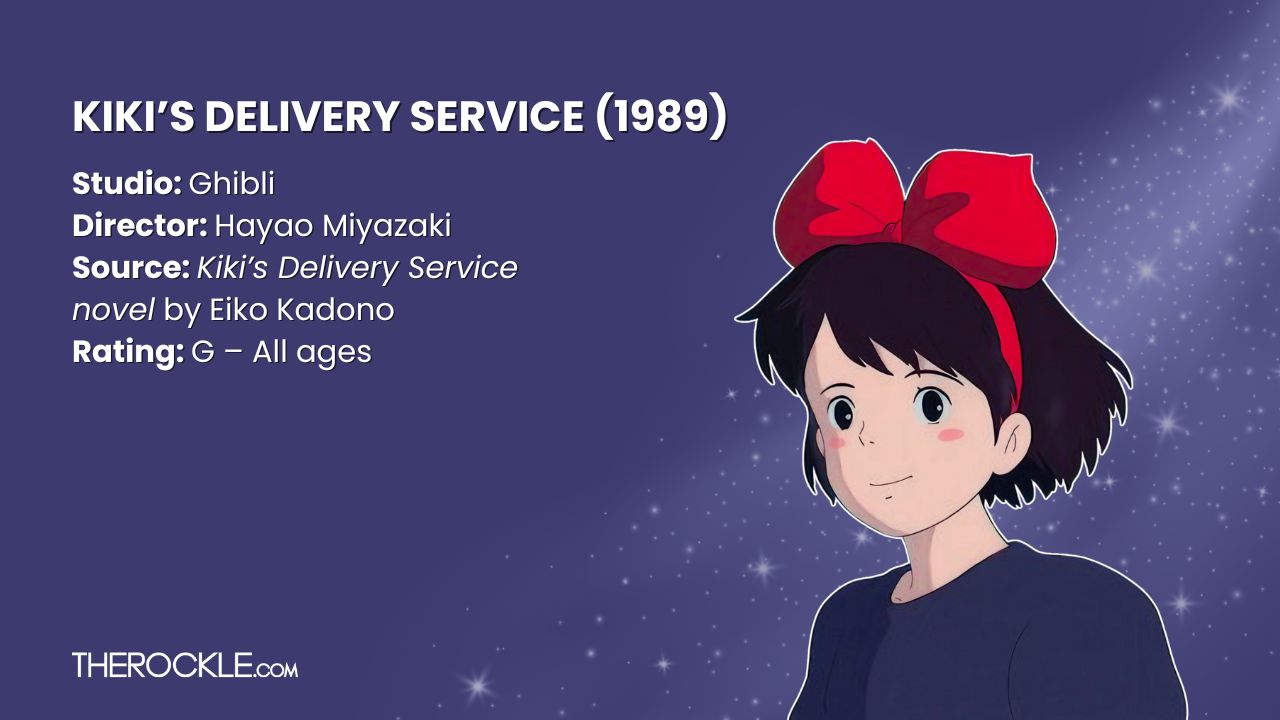 Kiki’s Delivery Service witchy anime