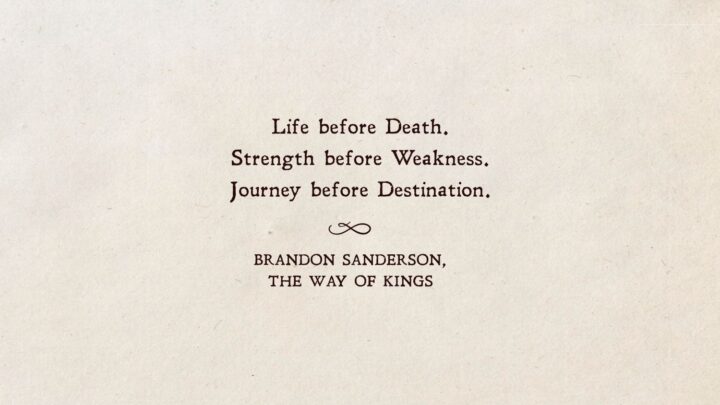 Four great quotes by Brandon Sanderson. : r/brandonsanderson