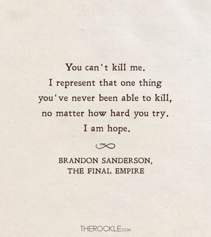 The Ultimate List Of Best Brandon Sanderson Quotes - THE ROCKLE