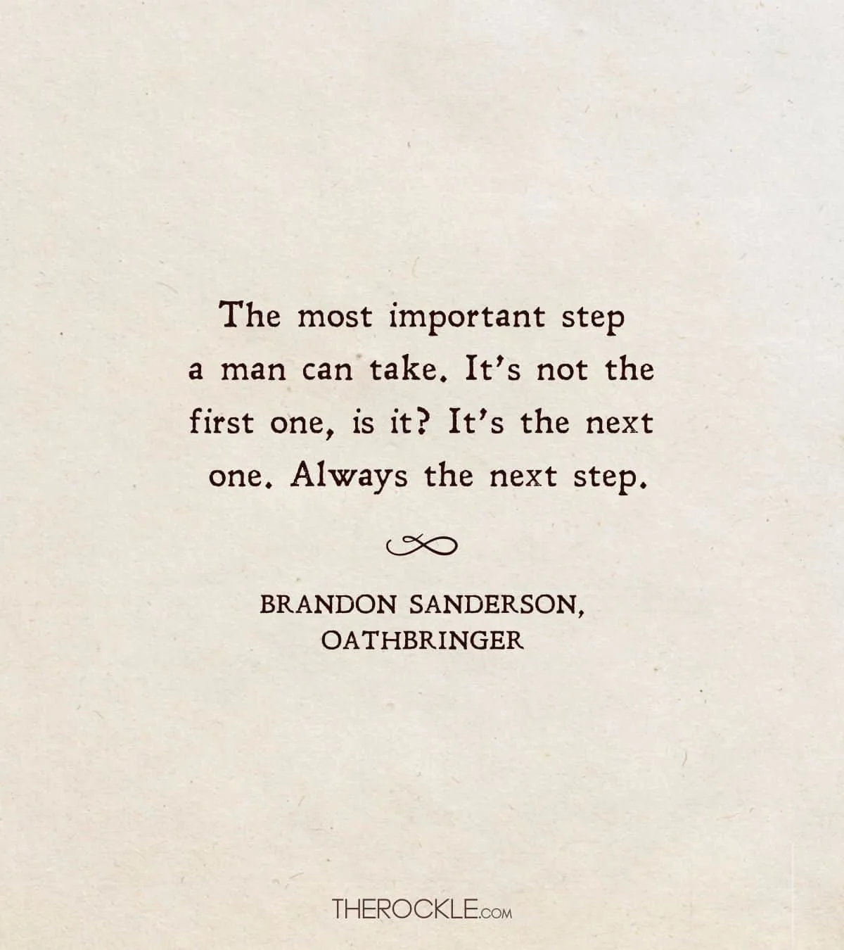 Brandon Sanderson on perseverance