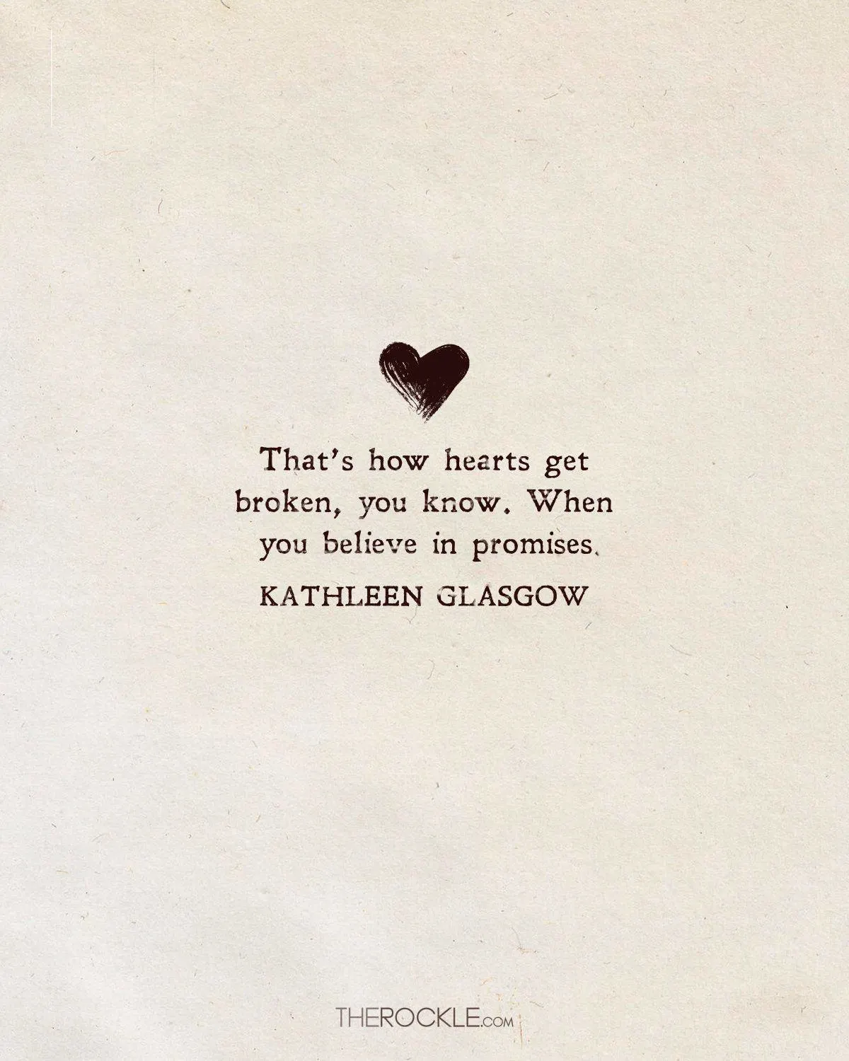Sad quote about broken heart