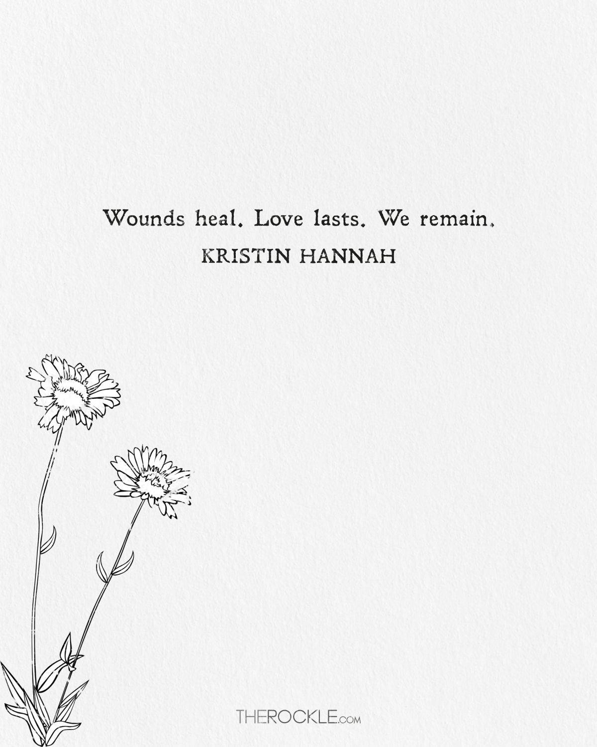 Kristin Hannah's short quote about love