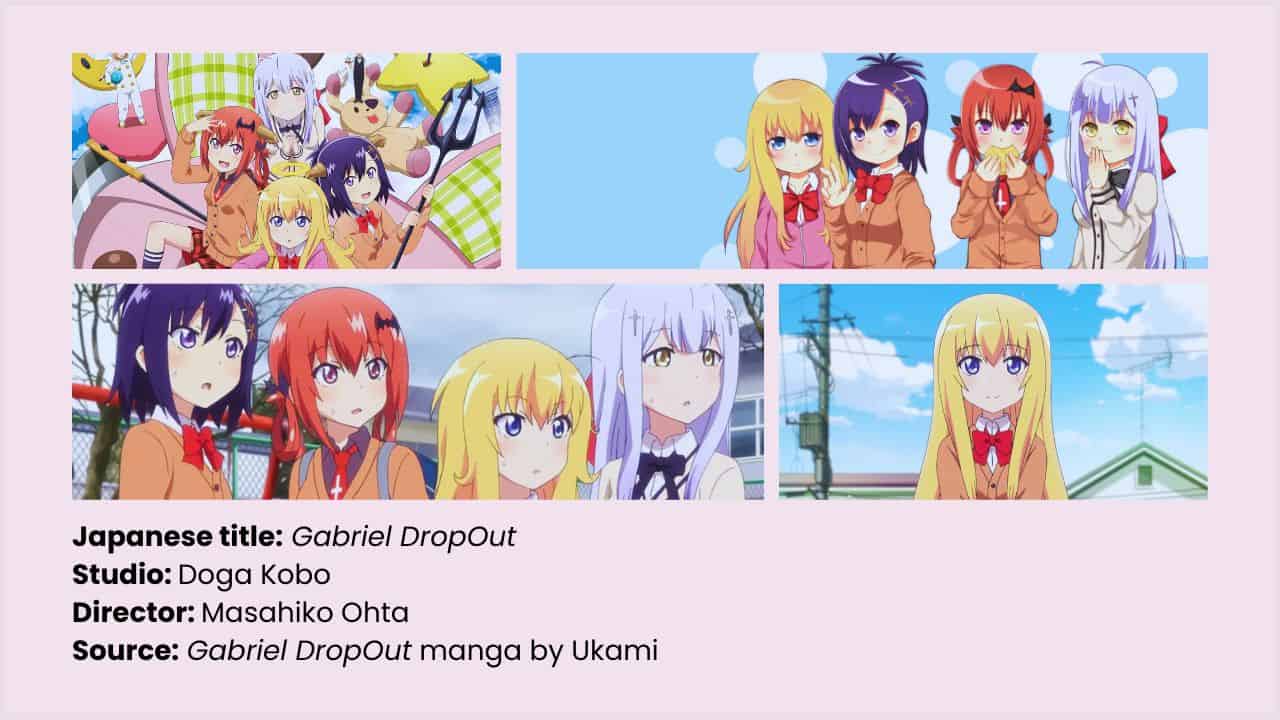 Gabriel DropOut CGDCT anime