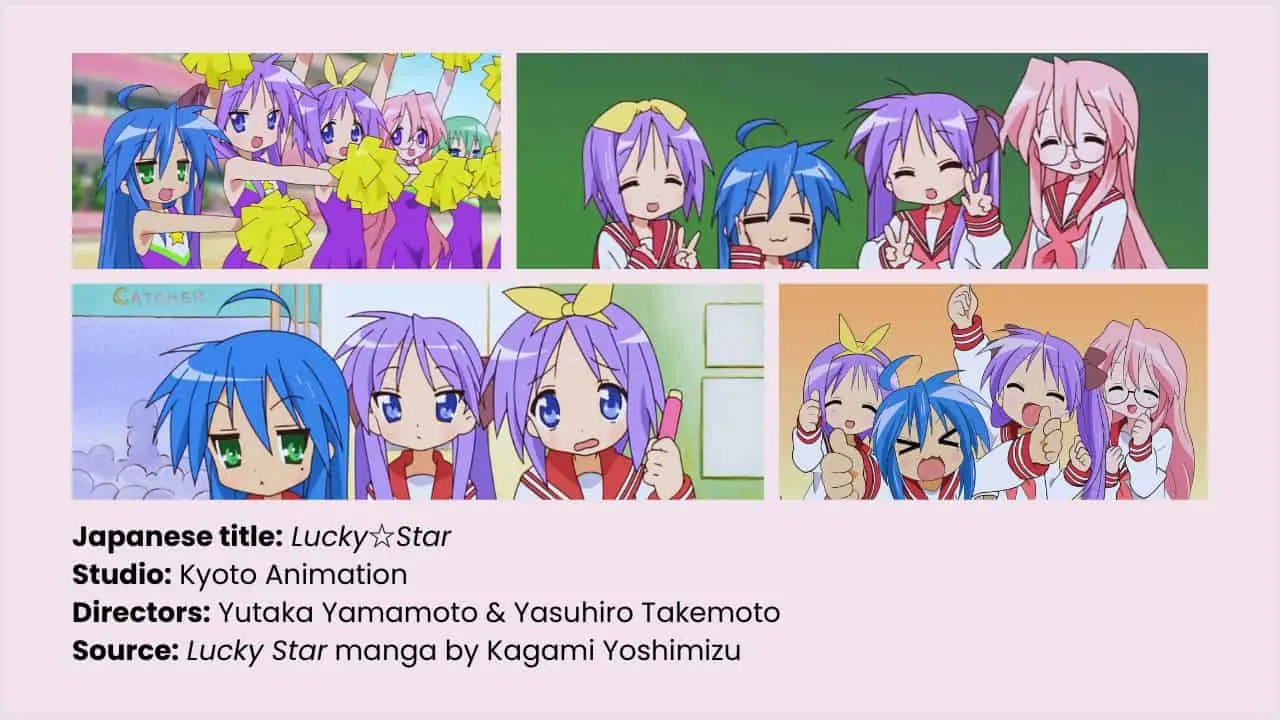 Lucky Star CGDCT anime