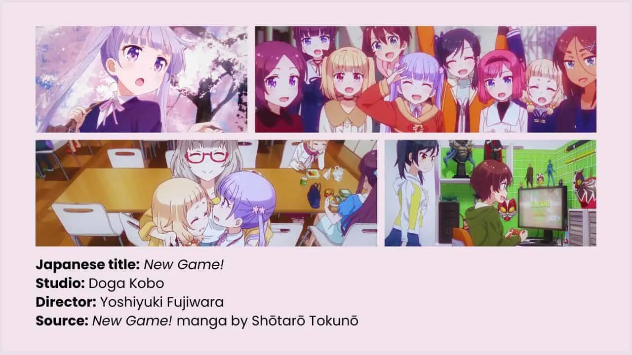 New Game CGDCT anime
