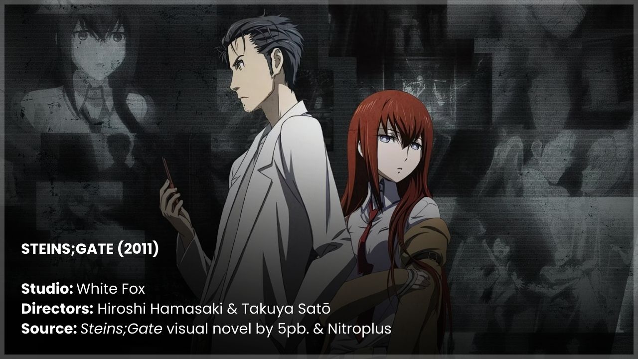 Steins;Gate anime poster and info: year, studio, directors and source