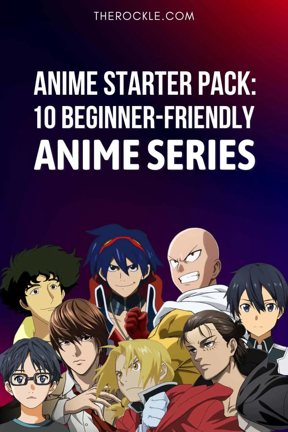 Anime Starter Pack: 10 Beginner-Friendly Anime Series Pinterest