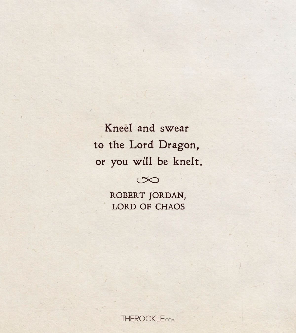 Quote from Lord of Chaos book
